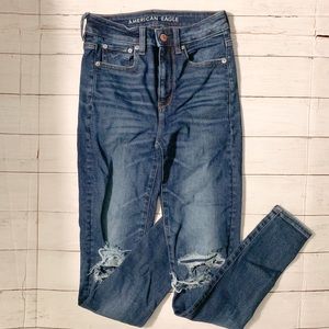 American Eagle Super Stretch Jeans-Size 2 Long